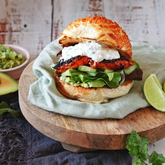 Serving Up: Tandoori Chicken Burgers