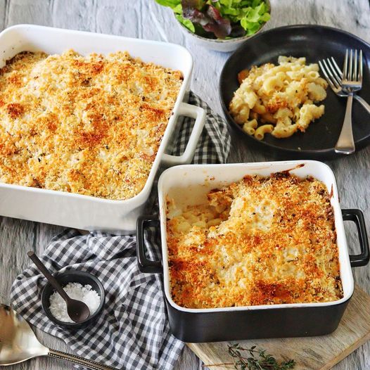 Dish Up: Cauliflower & Prosciutto Mac & Cheese