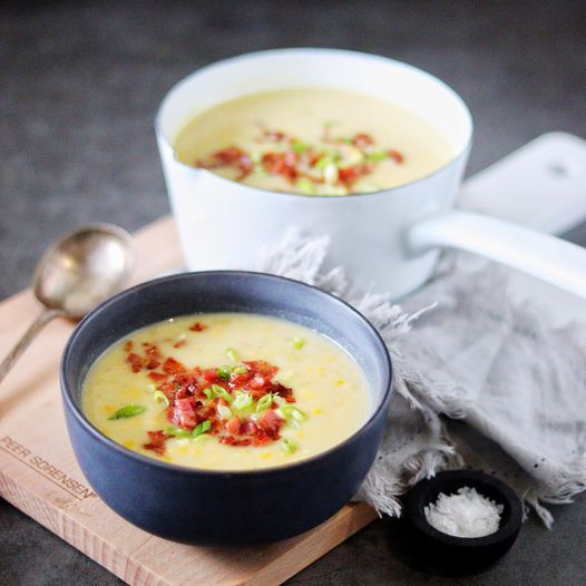 Smokey Bacon and Corn Soup