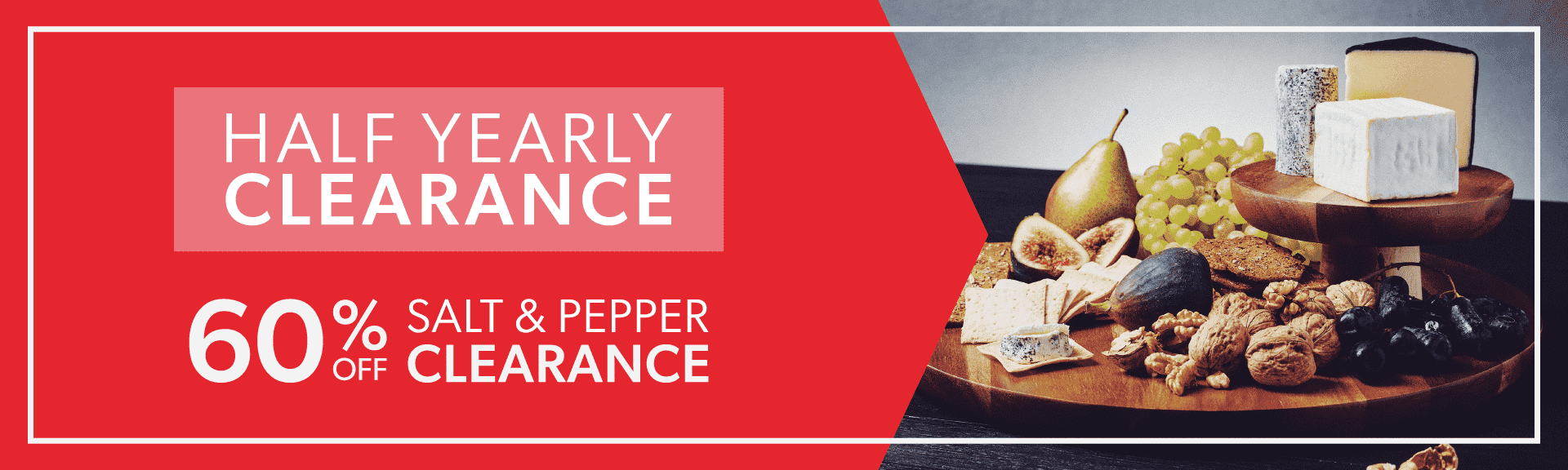 60% Off Salt & Pepper Clearance